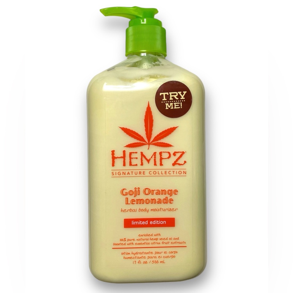 Hempz Goji Orange Lemonade Herbal Body Moisturizer Limited Edition 17 fl oz